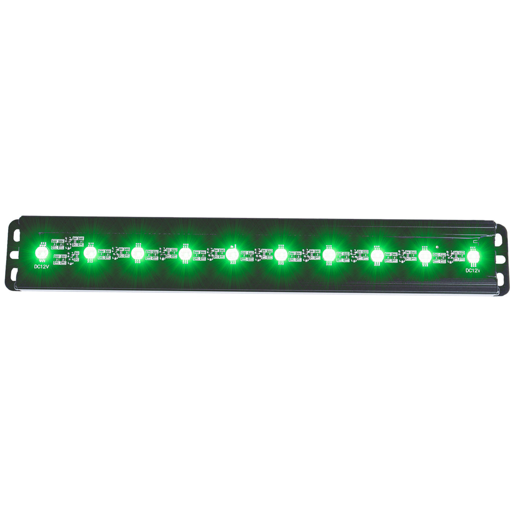 ANZO USA-861151 | Slimline LED Light Bar; 12 in.; Green LEDs;