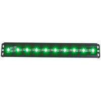 ANZO USA-861151 | Slimline LED Light Bar; 12 in.; Green LEDs;