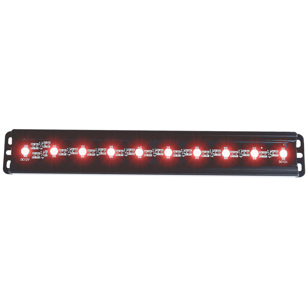 ANZO USA-861152 | Slimline LED Light Bar; 12 in.; Red LEDs;