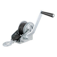Hand Crank Winch with 15' Strap (900 lbs 6-1/2" Handle)