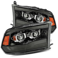 LED Projector Headlights Plank Style Design Midnight Black