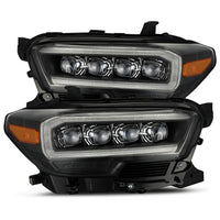 LED Projector Headlights Plank Style Design Black