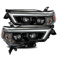 LED Projector Headlights Plank Style Design Midnight Black
