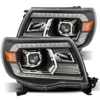 Projector Headlights Plank Style Design Black