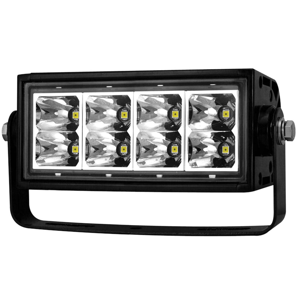 ANZO USA-881004 | Rugged Vision Off Road LED Light Bar; Rectangle; 6 in.; 8 LEDs; High Output;