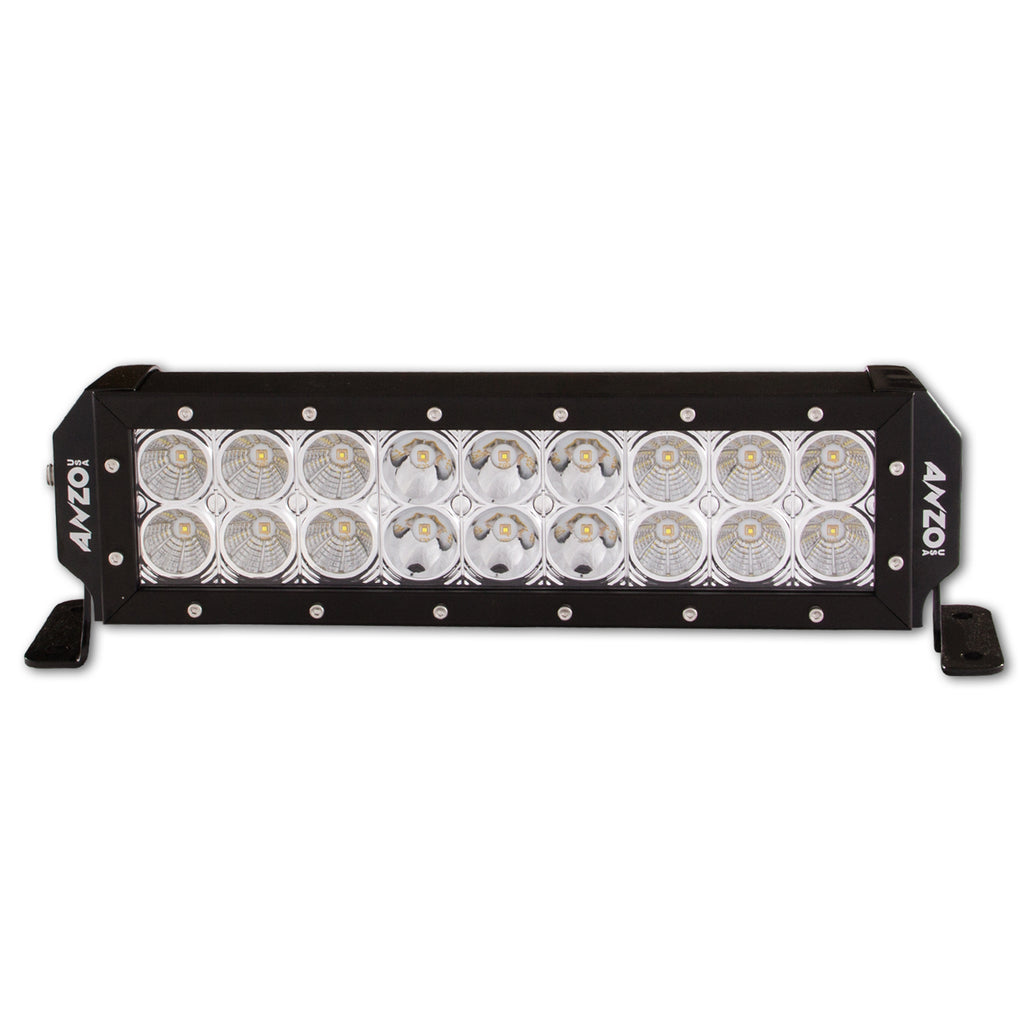 ANZO USA-881039 | Rugged Vision Off Road LED Light Bar; 12 in.; 3W; High Intensity LED; Combo Spot And Flood;