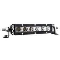 ANZO USA-881046 | Rugged Vision Off Road LED Light Bar; 6 in.; 5W; High Intensity LED; Single Row; Spot;