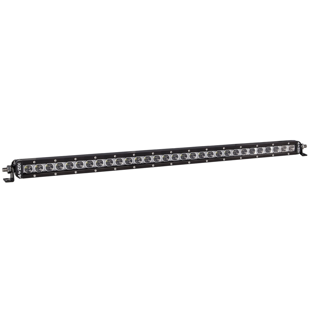 ANZO USA-881049 | Rugged Vision Off Road LED Light Bar; 30 in.; 5W; High Intensity LED; Single Row; Spot;