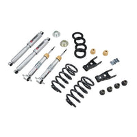 BELLTECH 649SP LOWERING KITS  Front And Rear Complete Kit W/ Street Performance Shocks 2007-2013 Chevrolet Silverado/Sierra (Ext Cab & Crew Cab) 1 in. or 2 in. F/2 in. or 3 in. R drop W/ Street Performance Shocks