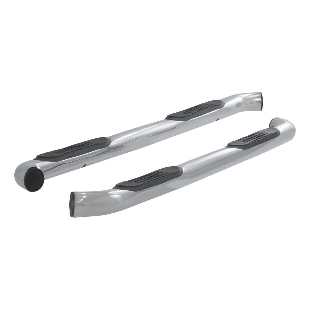 3" Round Polished Stainless Side Bars Select Ford F-150 Lincoln Mark LT