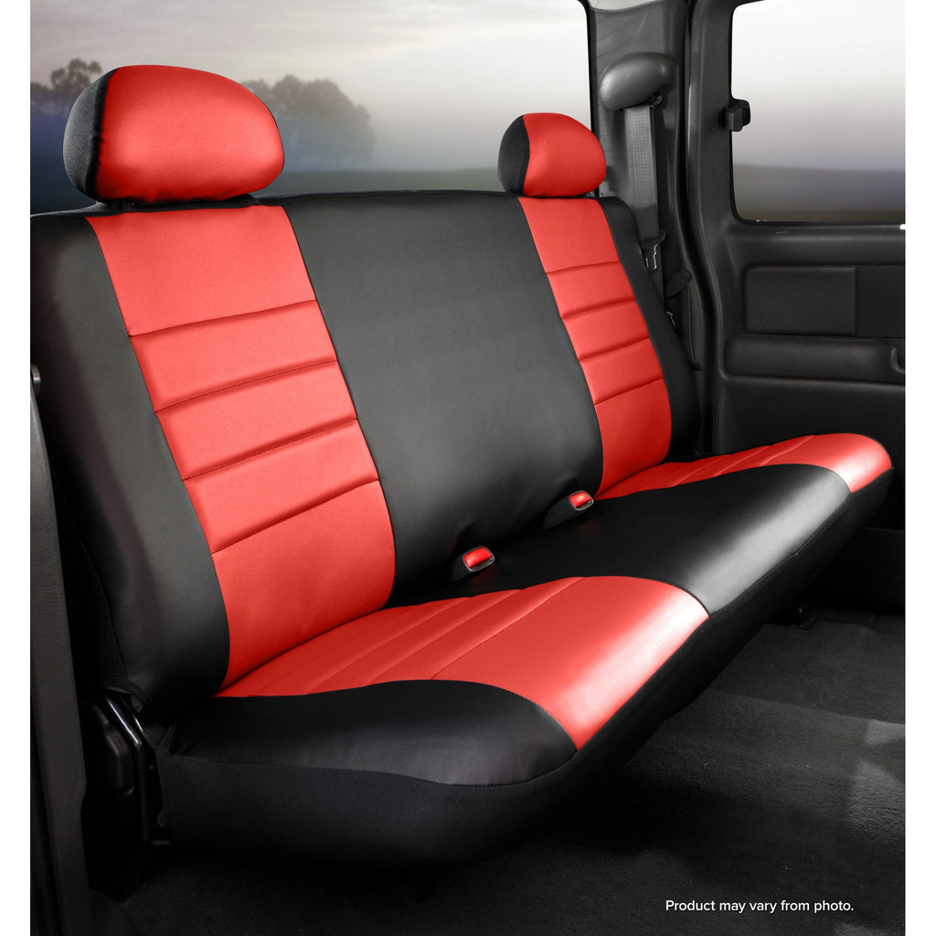 FIA-SL67-21 RED | 08-10 SUPER DUTY HD SL FRONT BENCH SEAT COVER RED