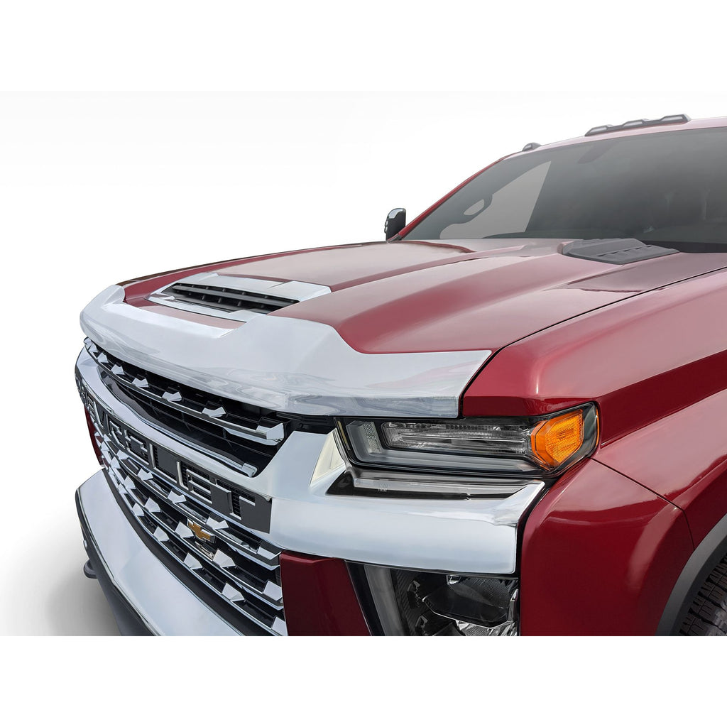 Auto Ventshade (AVS) 622187 Aeroskin Flush Mount Chrome Hood Protector for 2020 Chevrolet Silverado 2500/3500