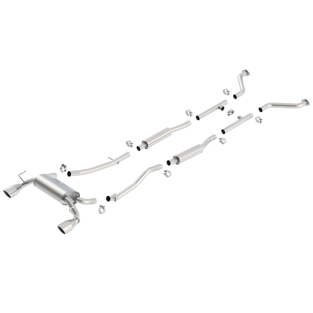 Borla 140045 | Borla True Dual Cat-Back Exhaust System -S-Type
