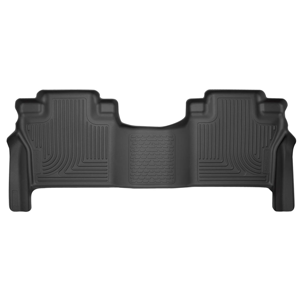 Husky Liners 14601 | Husky Liners 2nd Seat Floor Liner, Fits 16-16 TITAN XD 2ND SEAT FLOOR LINER WEATHERBEATER SERIES BLACK