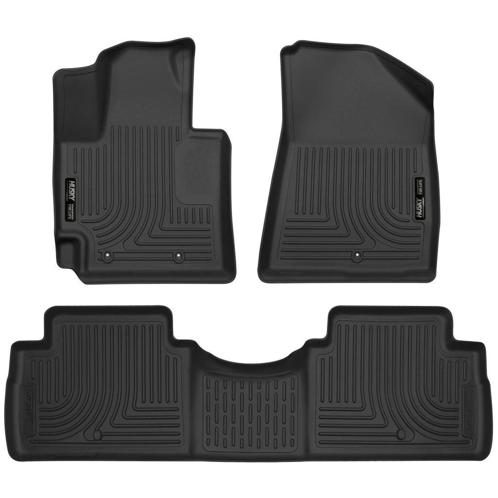 Husky Liners 99611 | Husky Liners Front & 2nd Seat Floor Liners, Fits 16-C SOUL FRONT & 2ND SEAT FLOOR LINERS (FOOTWELL COVERAGE) WEATHERBEATER SERIE