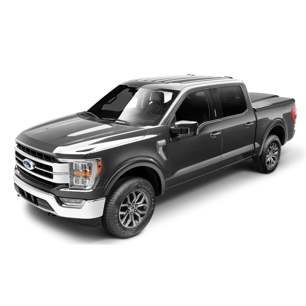Bushwacker 20948-6A OE Style Color Matched Magnetic Grey Metallic 4-Piece Fender Flare Set for 2018-2020 Ford F-150