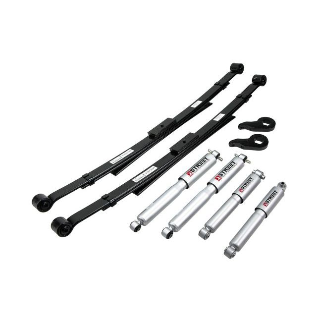 BELLTECH 767SP LOWERING KITS  Front And Rear Complete Kit W/ Street Performance Shocks 1992-1999 Chevrolet Tahoe/Yukon (2DR) 1 in. or 3 in. F/3.5 in. R drop W/ Street Performance Shocks
