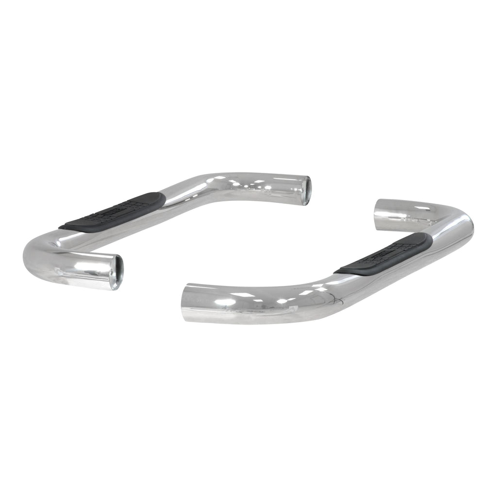 3" Round Polished Stainless Side Bars Select Silverado Sierra 1500 2500 3500