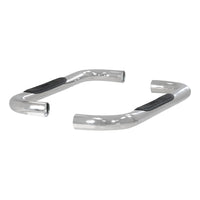 3" Round Polished Stainless Side Bars Select Silverado Sierra 1500 2500 3500