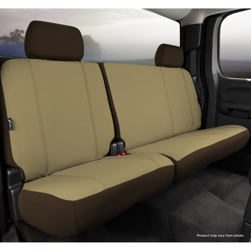 FIA-SP82-97 TAUPE | 15-16 COLORADO/CANYON SP CUSTOM SEAT COVER, REAR SPLIT SEAT 60/40 TAUPE