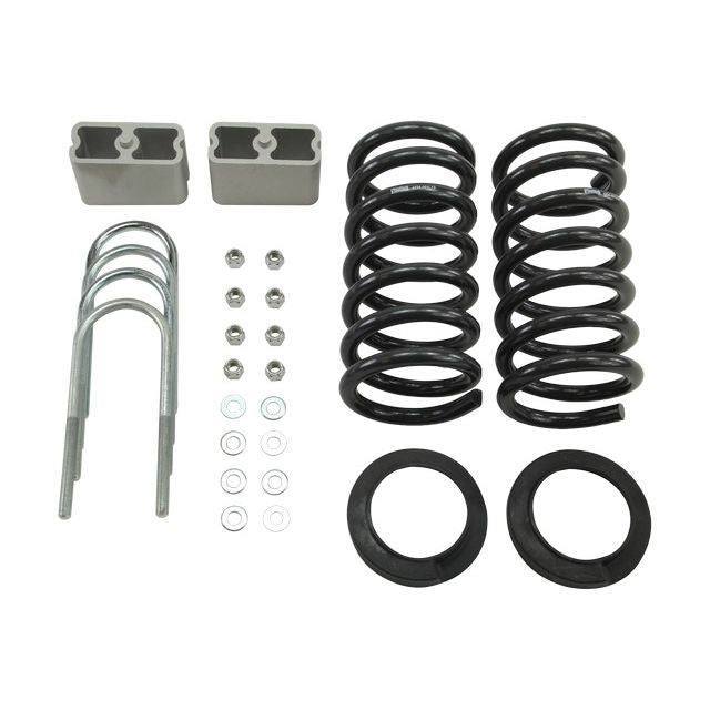 BELLTECH 618 LOWERING KITS  Front And Rear Complete Kit W/O Shocks 1982-2004 Chevrolet S10/S15 Pickup 4&6 cyl. (Ext Cab) 2 in. or 3 in. F/3 in. R drop W/O Shocks