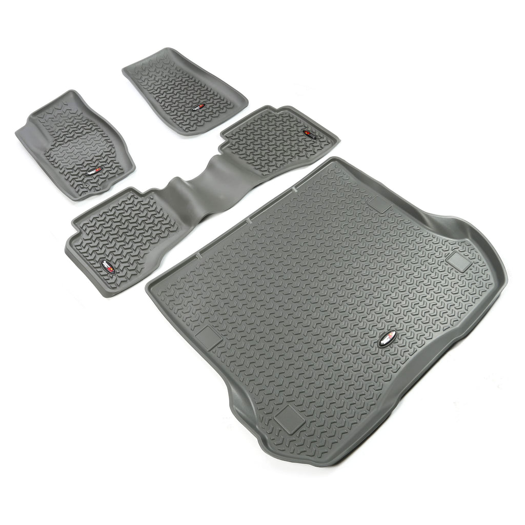 Rugged Ridge 14988.33 | Floor Liners, Kit, Gray; 05-10 Jeep Grand Cherokee WK