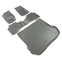 Rugged Ridge 14988.33 | Floor Liners, Kit, Gray; 05-10 Jeep Grand Cherokee WK