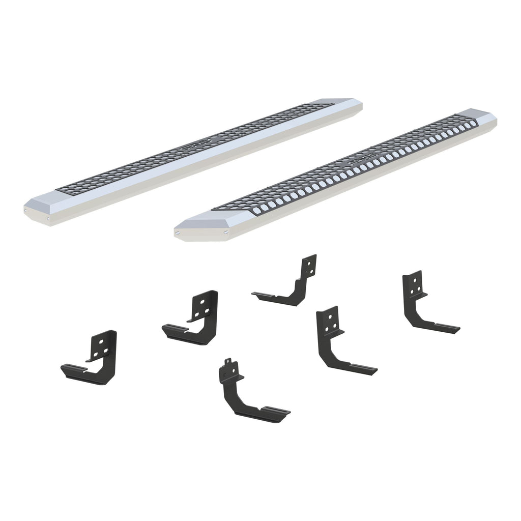 AdvantEDGE 5-1/2" x 85" Chrome Aluminum Side Bars Select Ram 1500 to 5500