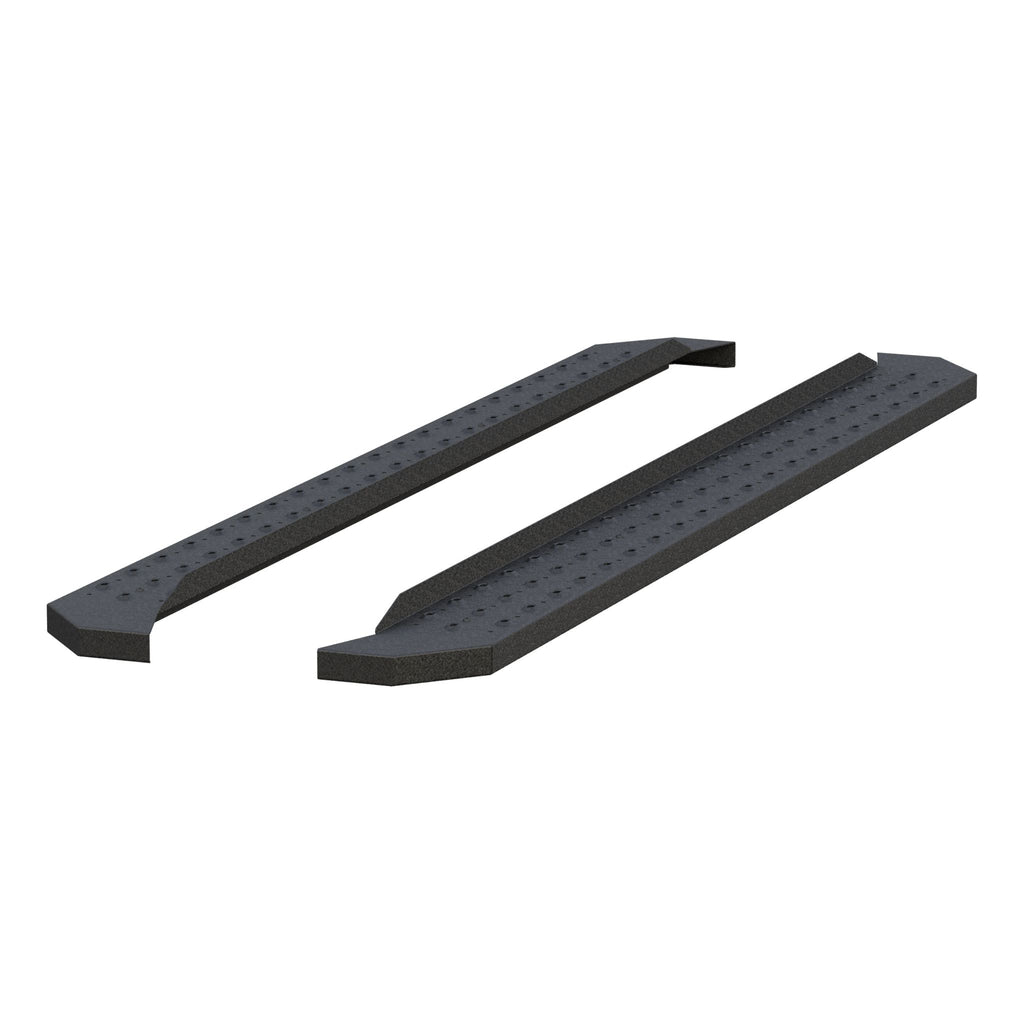 RidgeStep 6-1/2" x 85" Black Steel Running Boards (No Brackets)