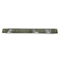 Stainless Steel Front Bumper Without Holes; 97-06 Jeep Wrangler TJ