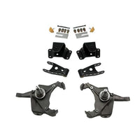 BELLTECH 728 LOWERING KITS  Front And Rear Complete Kit W/O Shocks 1975-1991 Chevrolet Silverado C30 1 Ton (Crew Cab & Dually Only) 3 in. F/4 in. R drop W/O Shocks