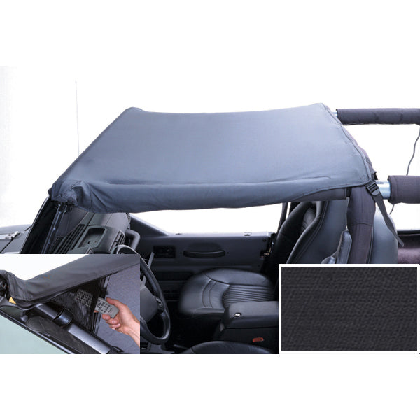 Rugged Ridge 918315 | Pocket Brief Top, Black Diamond; 87-91 Jeep Wrangler YJ