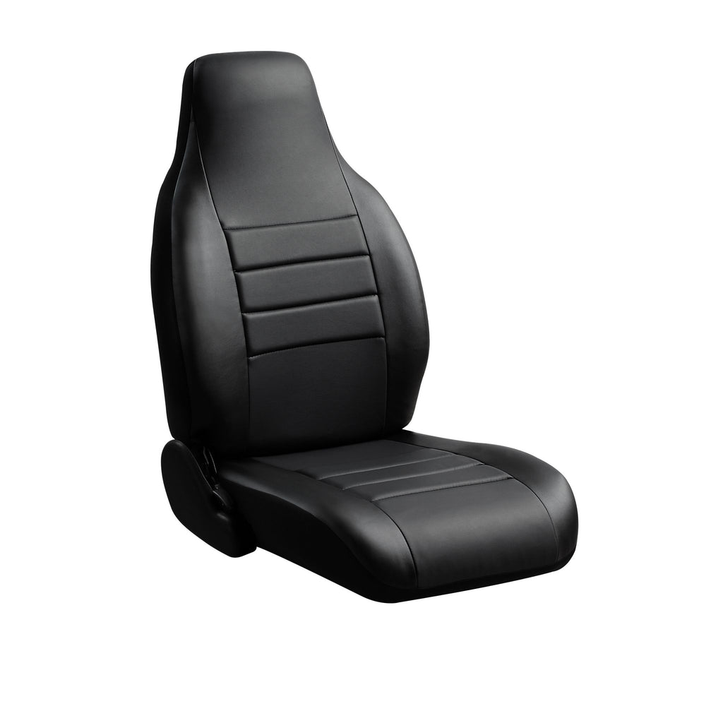 FIA-SL63-2 BLK/BLK | SL FRONT BUCKET SEAT COVER BLK/BLK UNIVERSAL CAR
