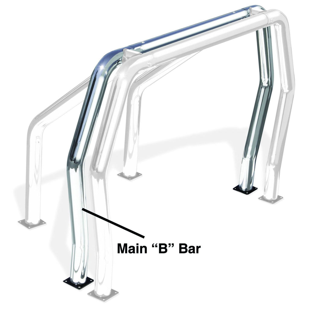 Go Rhino - 96002C - Go Rhino! Bed Bars - inBin Main Bar