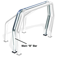 Go Rhino - 96002C - Go Rhino! Bed Bars - inBin Main Bar