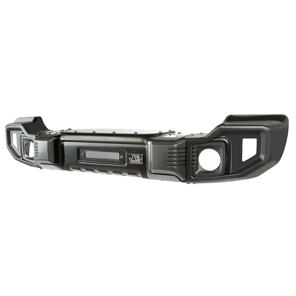 Rugged Ridge 11544.01 | Spartacus Front Bumper, Satin Black; 07-16 Jeep Wrangler JK