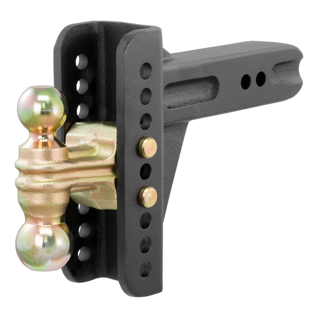Adjustable Channel Mount with Dual Ball (2-1/2" Shank 20000 lbs. 6" Drop)