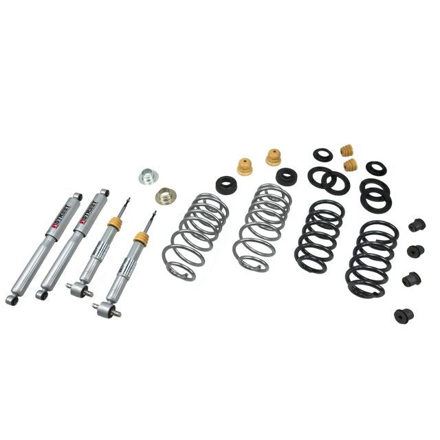 BELLTECH 734SP LOWERING KITS  Front And Rear Complete Kit W/ Street Performance Shocks 2007-2014 Chevrolet Tahoe/Suburban/Yukon (w/out Factory Autoride 2WD/4WD) 1 in. or 2 in. F/3 in. or 4 in. R drop W/ Street Performance Shocks