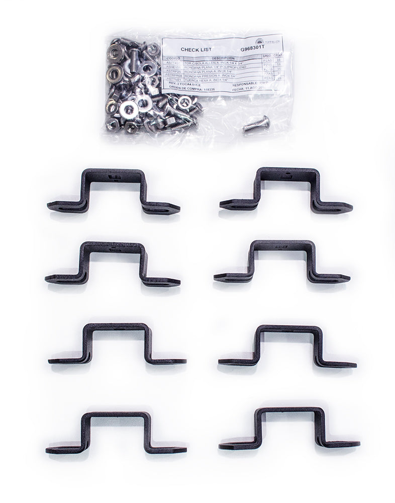 Go Rhino - 968301T - Sport Bar 2.0 Three-Inch Cube Light Bracket Kit