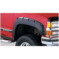 Bushwacker 40937-02 Black Pocket/Rivet Style Smooth Finish 4-Piece Fender Flare Set for 2007-2014 Chevrolet Tahoe (Excludes LTZ)