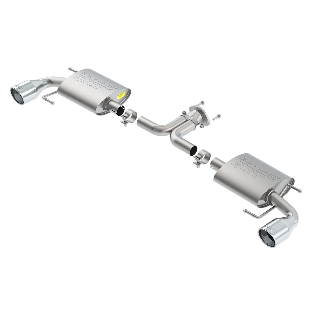 Borla 11918 | Borla MAZDA 3 14-18 2.0L/2.5L AT/MT FWD 5 DR HATCHBACK 2" S-TYPE S RD RL AC SR 4" for 2014-2018 Mazda 3 2.0L/ 2.5L 4 Cyl. Automatic; Manual Transmission; Front Wheel Drive (FWD) 5-Door Hatchback.