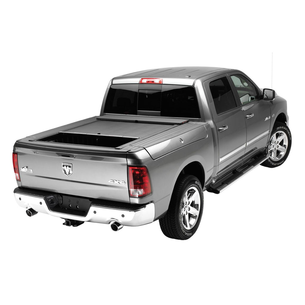 Roll-N-Lock LG446M Locking Retractable M-Series Truck Bed Tonneau Cover for 2009-2018 Dodge Ram 1500 w/RamBox | Fits 5.6 Ft. Bed