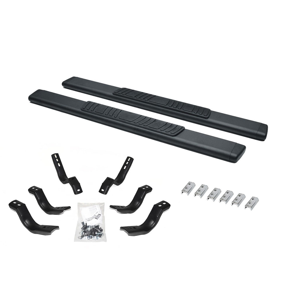 Go Rhino - 685412652T - 5in OE Xtreme Low Profile SideSteps Kit - 52in Long Textured black + Brackets