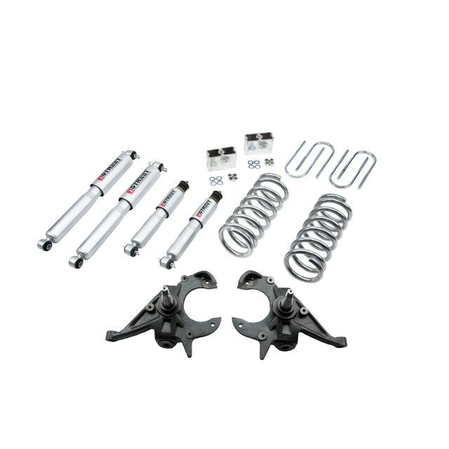 BELLTECH 780SP LOWERING KITS  Front And Rear Complete Kit W/ Street Performance Shocks 1996-2003 Isuzu Hombre 4 cyl. (2WD) 3 in. F/3 in. R drop W/ Street Performance Shocks