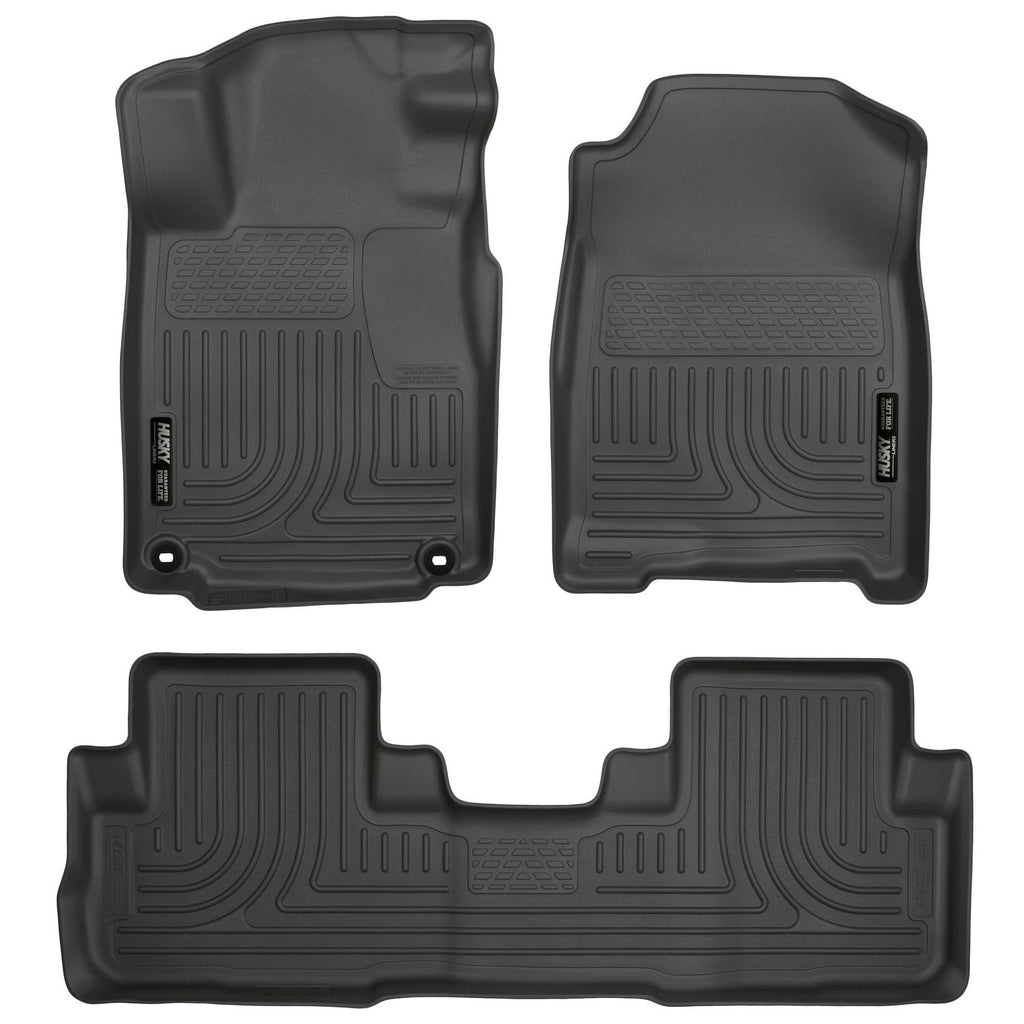 Husky Liners 98471 | Husky Liners Front & 2nd Seat Floor Liners, Fits 16-16 CRV FITS ALL MODELS. FRONT & 2ND SEAT FLOOR LINERS (FOOTWELL COVERAGE) WEA