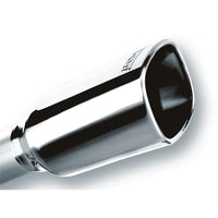 Borla 20241 | Borla Universal Exhaust Tip | TIP: 2.25IN INLET 3.28IN X 3.5IN SQ. ROLLED ANGLE CUT X 7.88IN EMBOSSED (48795)