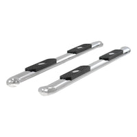 4" Polished Stainless Oval Side Bars Select Silverado Sierra 1500 2500 3500
