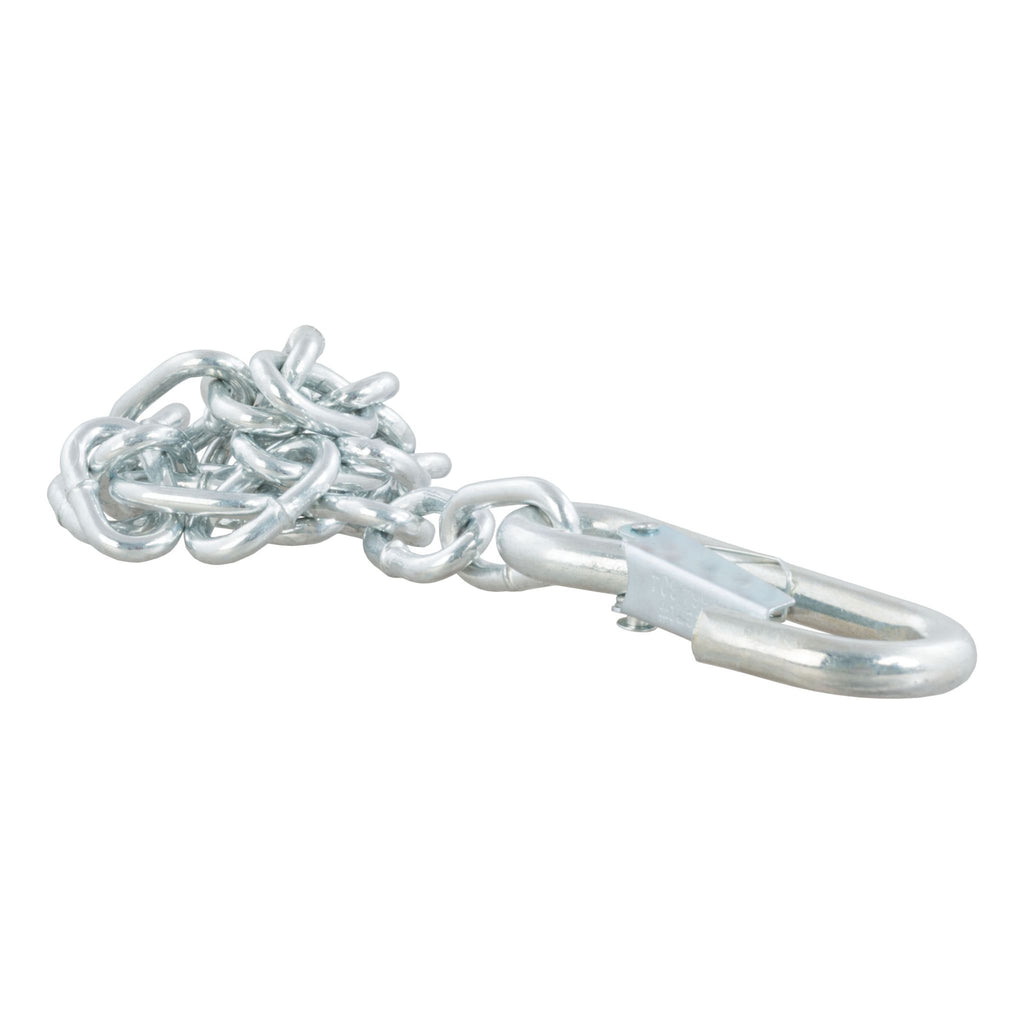 27" Safety Chain with 1 Snap Hook (2000 lbs Clear Zinc)