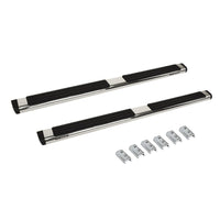 Go Rhino - 686404787PS - 6in OE Xtreme Stainless SideSteps Kit - 87in Long + Brackets
