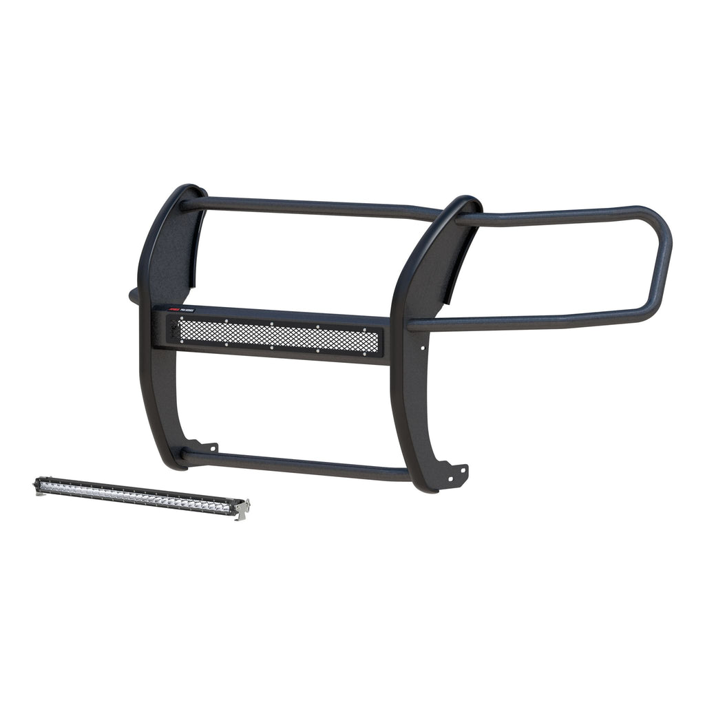 Pro Series Black Steel Grille Guard with Light Bar Select Ford Ranger